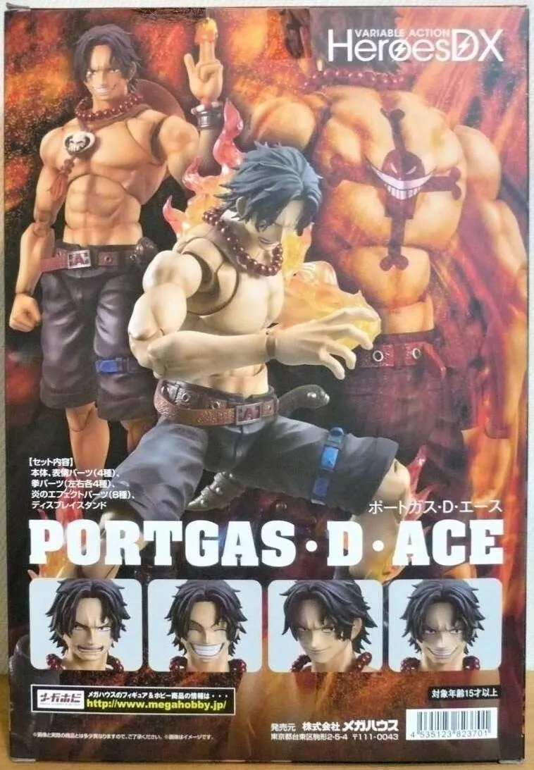 Variable Action Heroes ONE PIECE Portgas D. Ace (Reissue) - Omnime