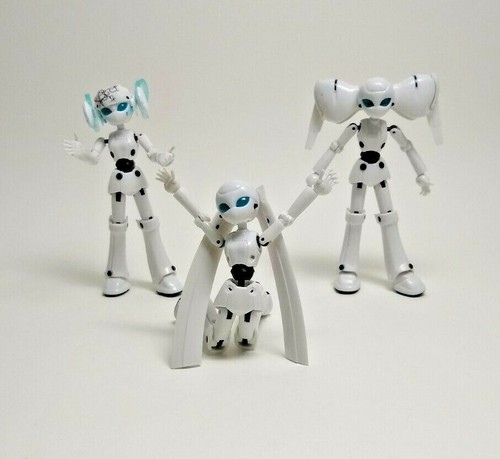 Set of 3 Chogokin Fireball : Drossel Action Figure 4"