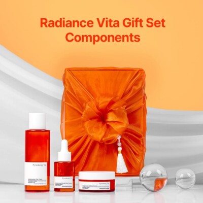 Pyunkang Yul Brightening Line Gift Box Set - Toner, Serum, Radiance Cream