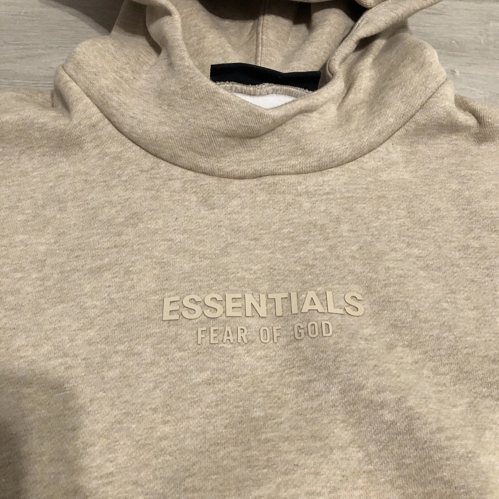 Felpa con cappuccio Fear Of God FOG Essentials G Heather Pullover XS
