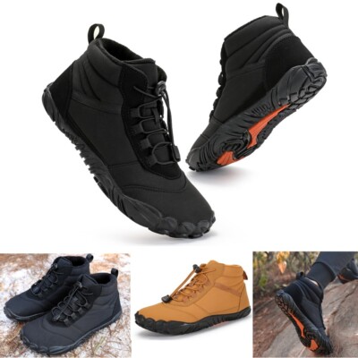 Barfußschuhe Winter Herren Damen Traillaufschuhe Warm Winterschuhe Sneaker 