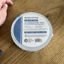 Sontax® 2" x 50 Yard Aluminum Foil Tape | Model 81438 | HVAC, Insulation, Duct