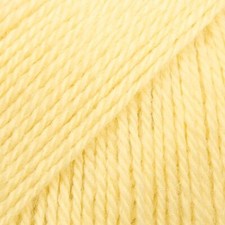 DROPS Flora 26 UNI Lemonade Knitting and Crochet Yarn