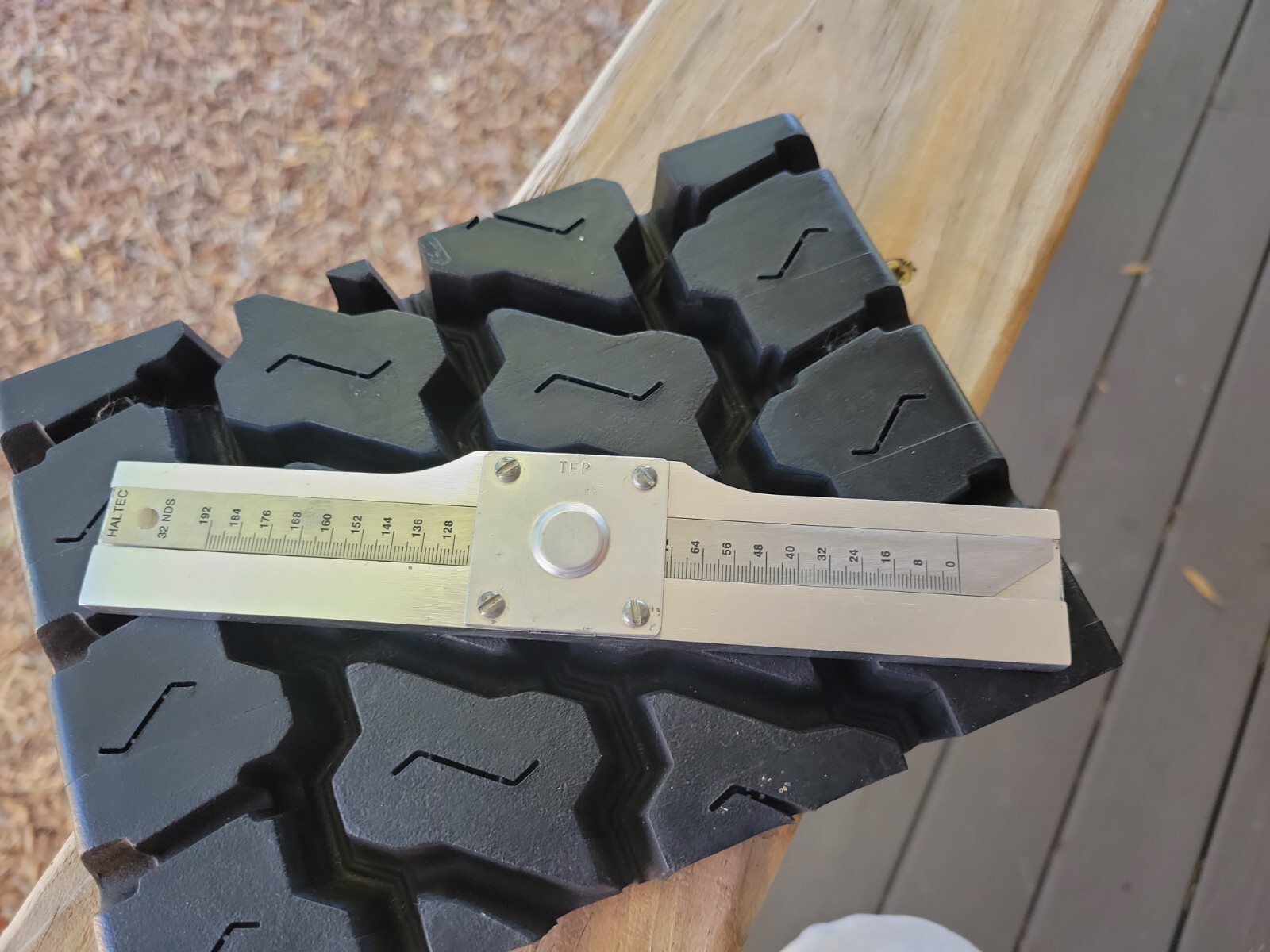 Haltec N1410 Tread Depth Gauge,Aluminum,7 In. L eBay