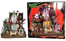 Lemax Spooky Town SLITHERING GARDENS Halloween Village Creepy LED Lighted 45209