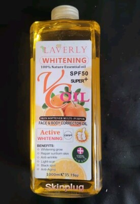 LAVERLY VITAMIN C CORRECTOR WHITENING & GLOWING OIL 1000ML (eines)