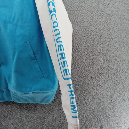 Converse X FRGMT Jacket Mens XL Blue Varsity Fragment Aquarius Hiroshi Fujiwara image 7