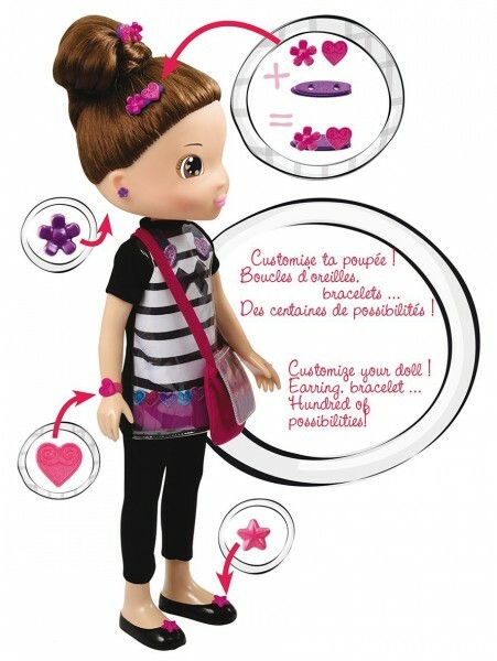Poupée Smoby Customize Me 42 cm blonde ou brune - 4