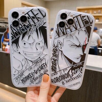 One Piece Anime Für iPhone 11 12 13 14 Pro X/XS XR Max Case Hülle Schutzhülle