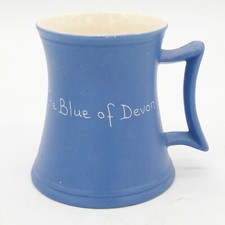VINTAGE THE BLUE OF DEVON TANKARD DEVONMOOR POTTERY