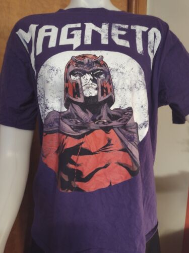 Marvel T-Shirt  Magneto Vintage Deep Purple Large - Picture 1 of 10
