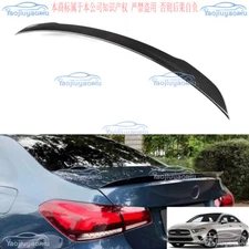 Carbon Rear Tail Trunk Spoiler Wing Lip For Mercedes-Benz A-Class Sedan 2019-22