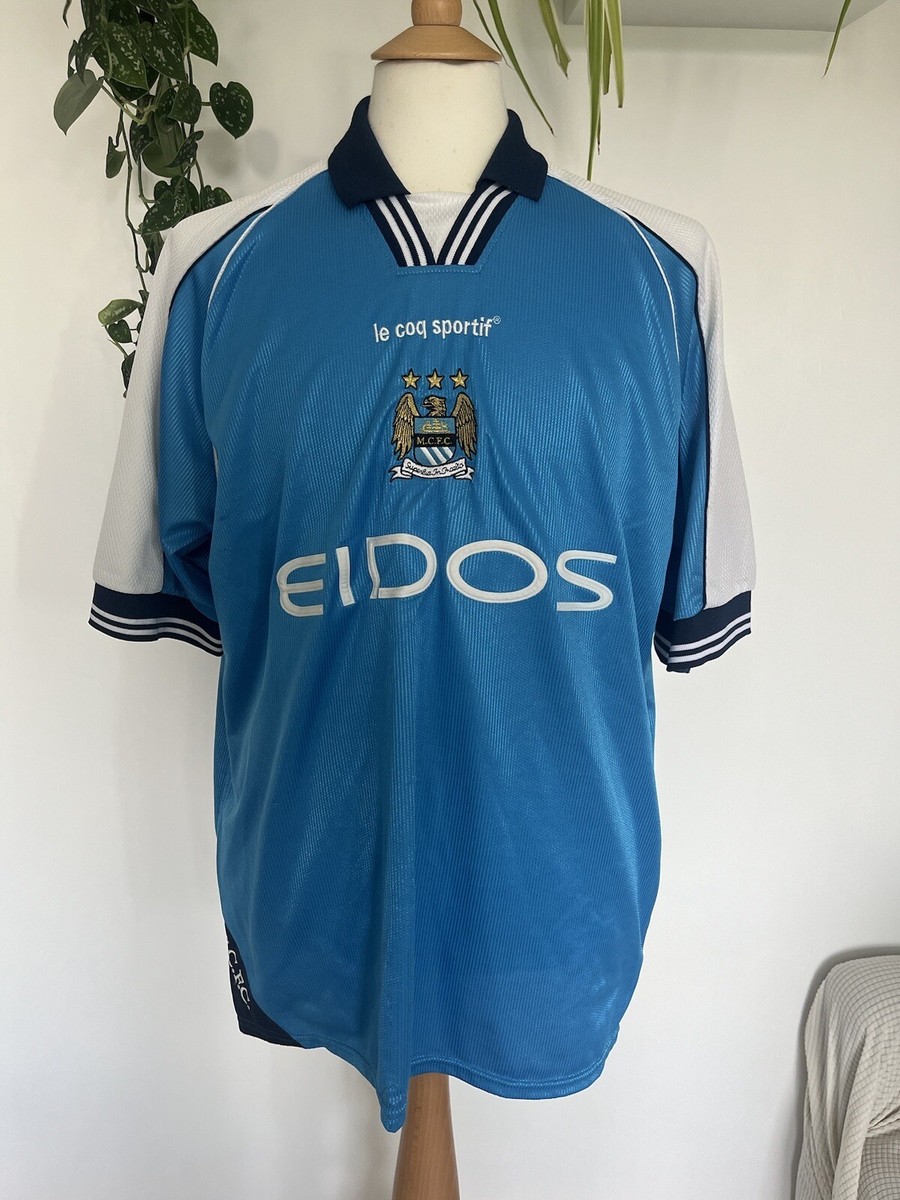Manchester City 1999-2001 le coq sportif Home Football Shirt