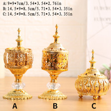 Vintage Hollow Smoke Aroma Incense Burner Holder Censer Cone Stick Metal