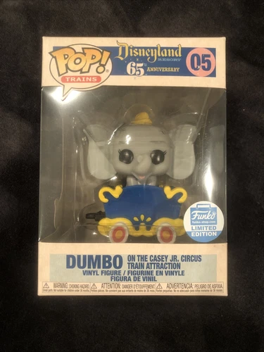 Funko Pop Dumbo on the Casey Jr Circus Train #05 &  #985 Purple Rare Exclusive