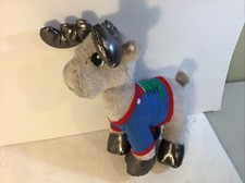 Build A Bear Grey Gust Moose Plush Stuffed Animal Gray Silver Reindeer Christmas