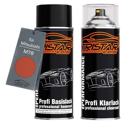 Autolack Spraydosen Set für Mitsubishi M78 Copper Canyon Metallic Basis Klarlack