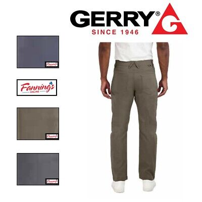 Gerry Men’s Venture Commuter Pant Stretch Fabric Leg Zip Pocket l H32 