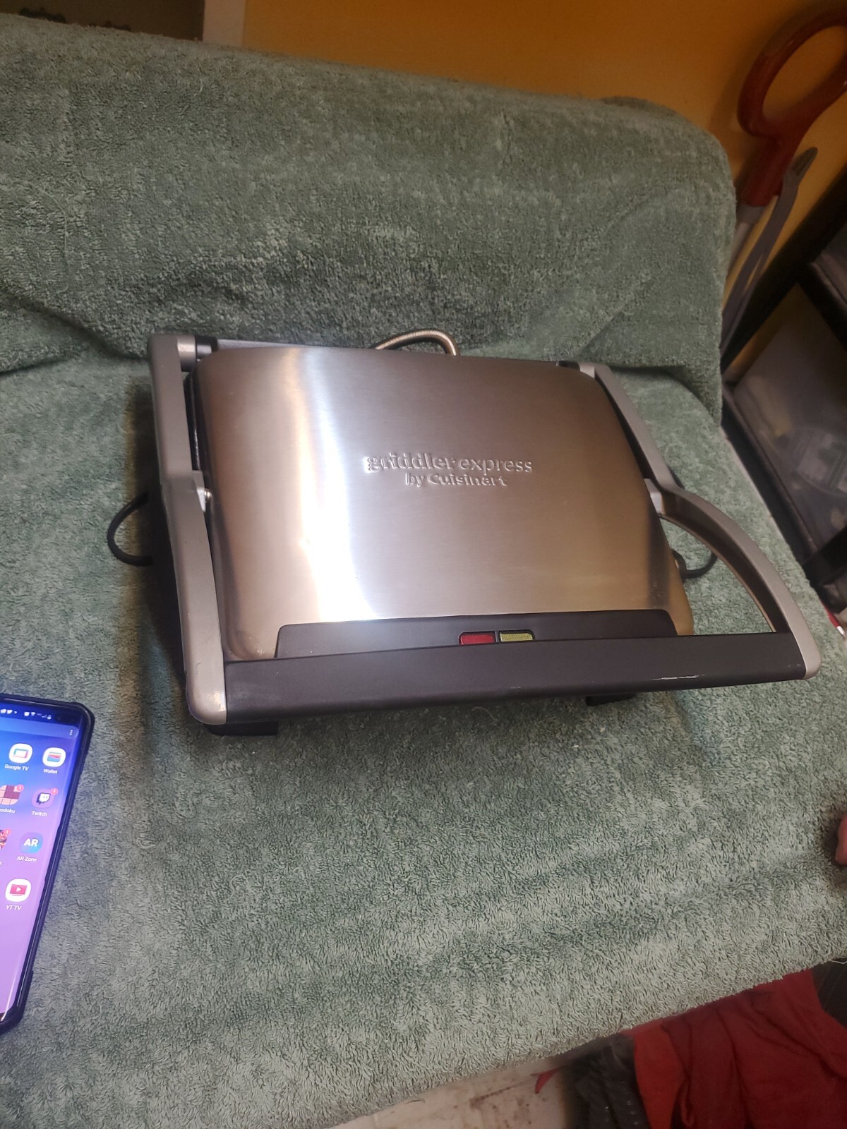 Cuisinart Griddler Express Grill & Panini Press Model No GP40SA eBay