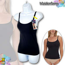 NWT Maidenform Women's M Everyday Seamless Camisole Shapewear DMS833 Black