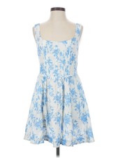 LoveShackFancy Women Blue Casual Dress 4