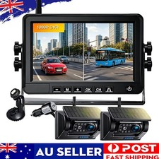 RV Camera HD Solar Magnet Backup for Ute Camper 7" Wireless DVR Monitor Reverse
