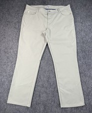 Peter Millar EB66 Pants Mens 40x29 Pistachio Green Performance 5 Pocket Golf