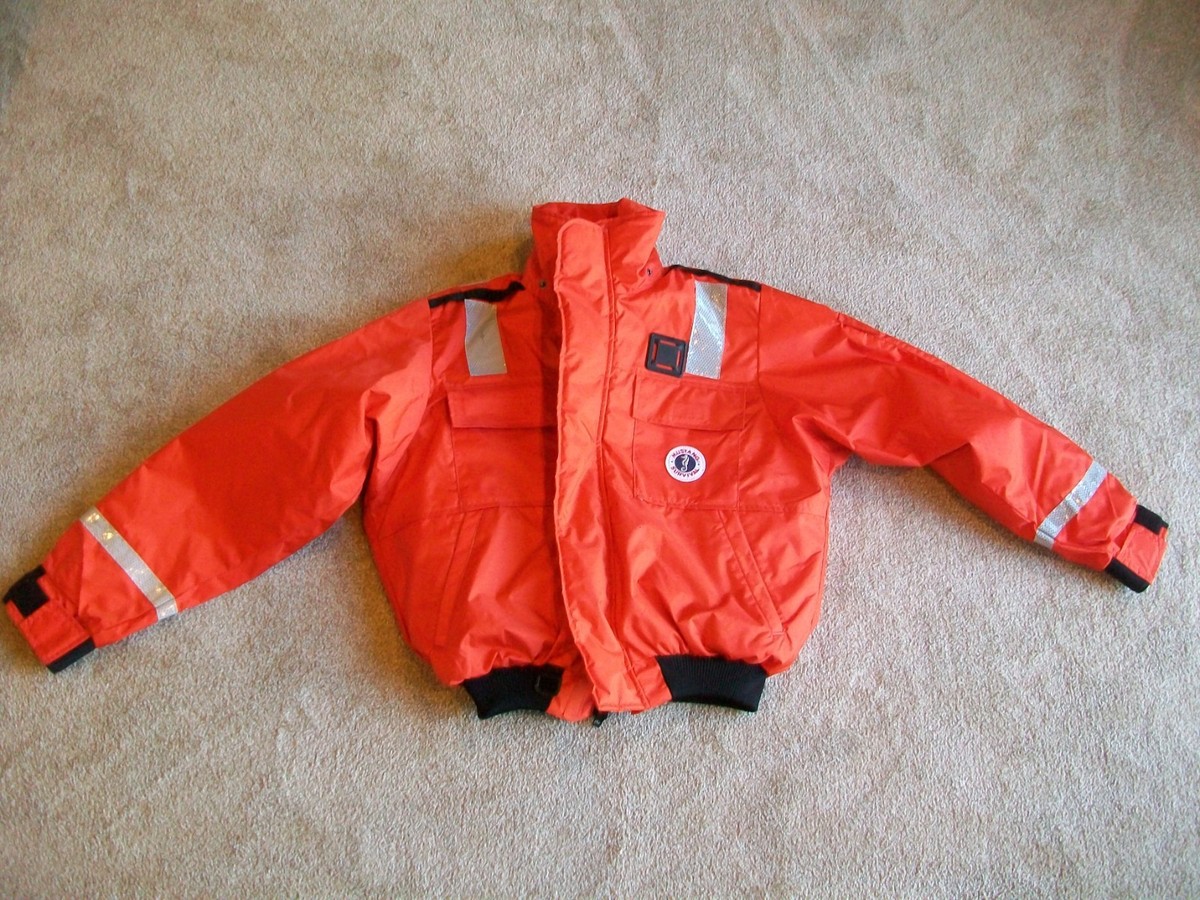 Mustang Survival MJ6214 Flotation Jacket Large Orange 42-46 Chest