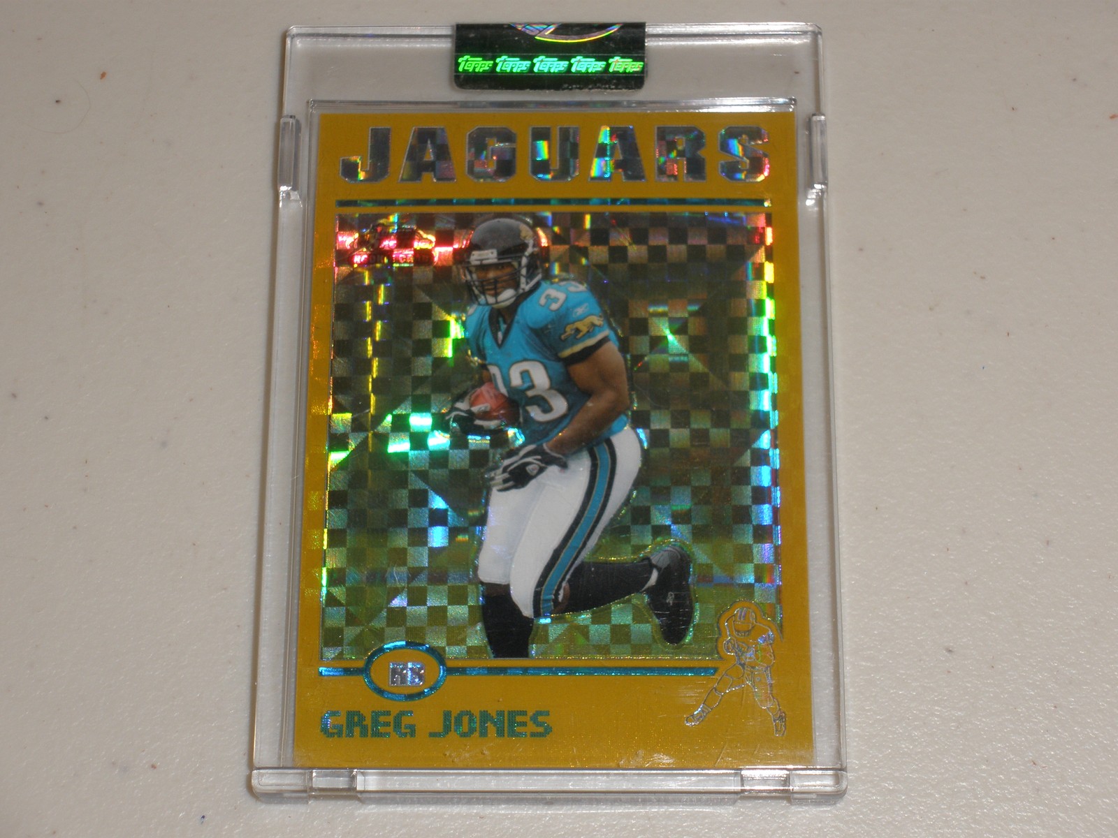 Greg Jones Topps Chrome #169 Gold Xfractor
