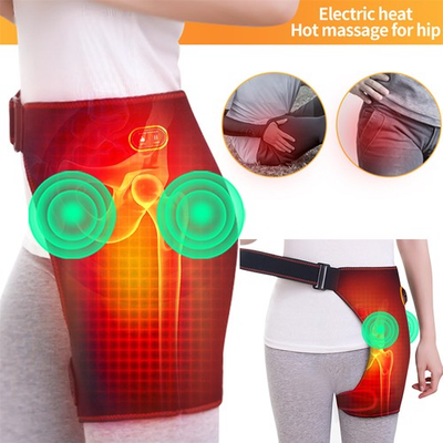 #ad Heating Hip Bone Massager Air Pressure Vibration Red Light 3Mode Therapy Device $29.90