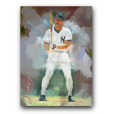 Wade Boggs #16 Art Card Limited 37/50 Edward Vela Signed (New York Yankees)