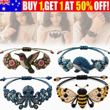 DIY Beaded Bracelet Making Kit, 3D Animal Bead Craft Kit, Creative Craft Set