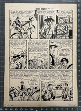 Tim Holt #8 Page 4 Original Art (Magazine Enterprises 1949) by Frank Bolle