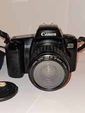 Canon EOS 1000F 35mm Film SLR Camera Canon EF 35-80mm Lens Case Strap Tested