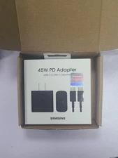 OEM Samsung 45W USB-C Super Fast Charging Wall Charger with Type-C Cable