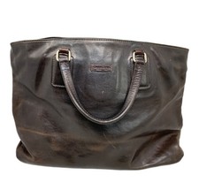 Daniel & Bob Men's Black Leather Tote Bag