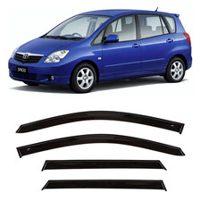 Window Visors Rain Guards Fit Toyota Corolla Spacio 2001-2007 Wind Deflectors