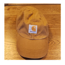 Carhartt Brown Boys Brown Cotton Adjustable Baseball Cap Logo Patch One Size