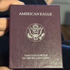 1989 S American Eagle Silver Proof, in OGP w/COA #35