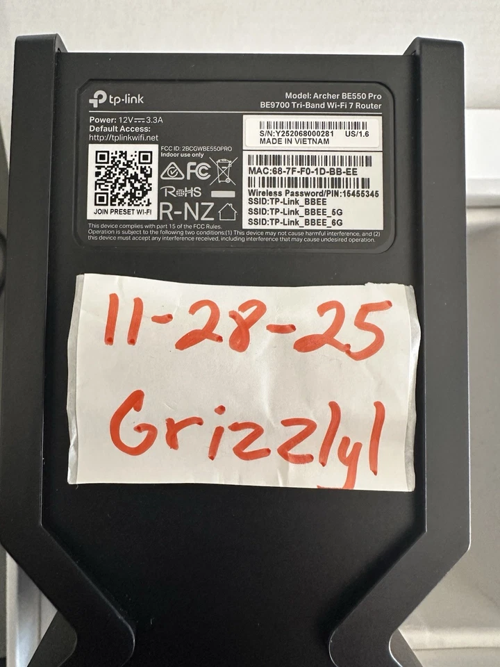 TP-Link Tri-Band BE9700 WiFi 7 Router Archer BE550 Pro 1 × 10G + 4 × 2.5G,...  - Image 4 of 4