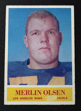 1964 Philadelphia # 91 Merlin Olsen VG