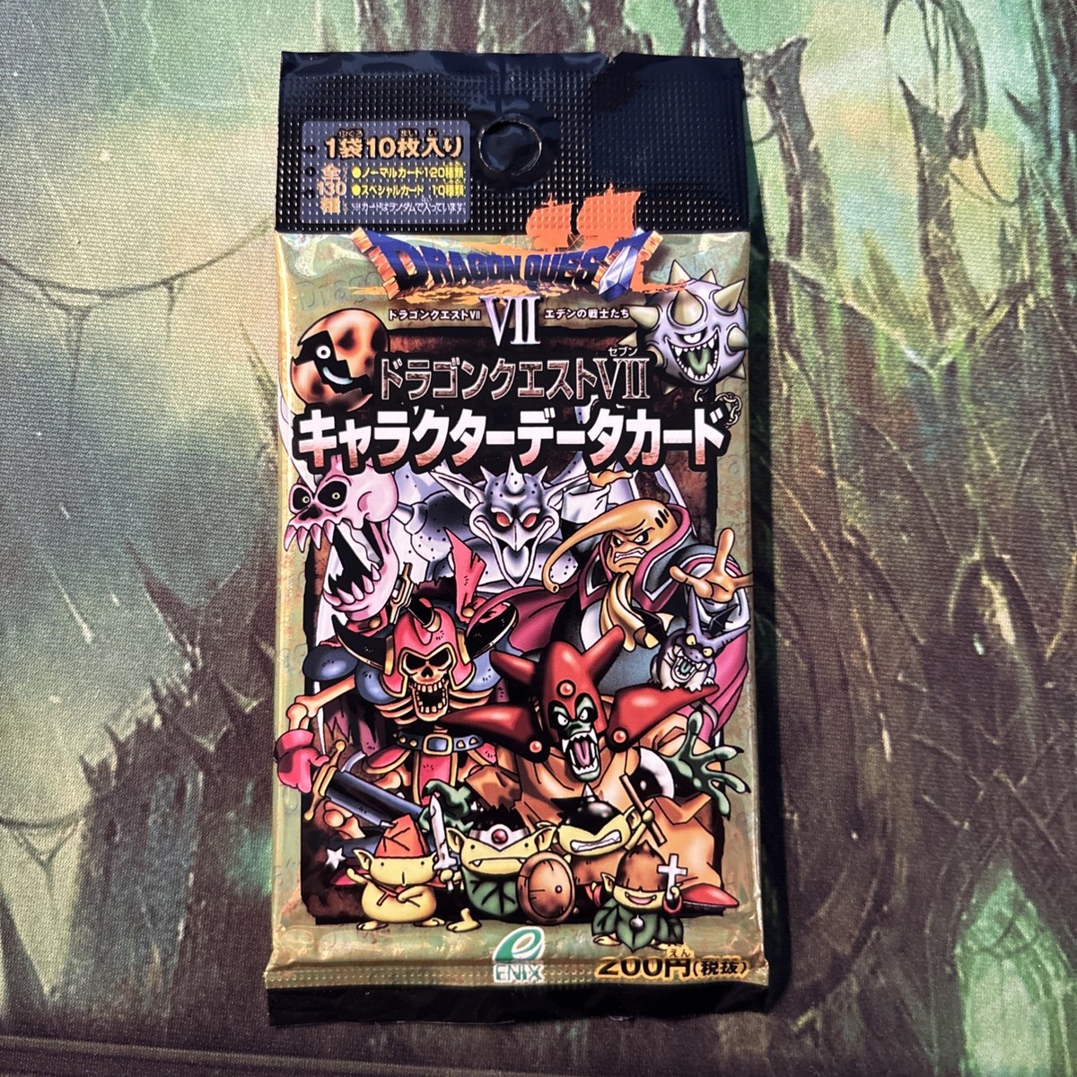 ドラゴンクエストデータカード Dragon Quest VII Character Data Cards Heisei Retro SEALED PACK 10