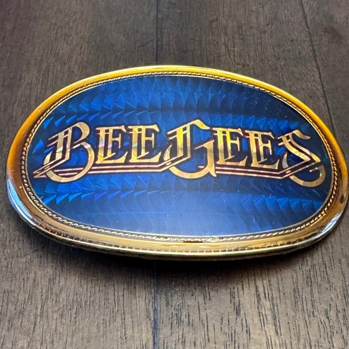 Vintage Bee Gees Belt Buckle 1977 Pacifica Mfg L A Cal 90245 Collectible