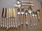 TOWLE STERLING SILVER FLATWARE SET for 8 FonTana with 7 PIECES 39 total