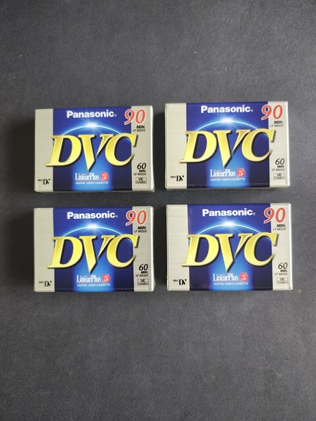 PANASONIC DVC MINI DV VIDEO CASETE CASSETTE X4 90 MIN LEER DESCRIPCIÓN