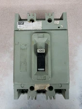 Federal Pacific FPE HEF631100 3 Pole 100 Amp Circuit Breaker B#