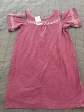 Tea Collection Girls' Pink Dress With Special Sleeve Size 7