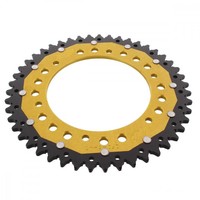 Kettenrad Alu Gold 47-ZäHne 520-Teilung FüR Aprilia Tuareg 600 Wind 1988-1991