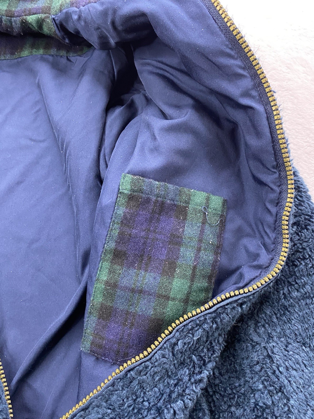 Pendleton Jacket Womens Size Small Blue Sherpa Fl… - image 9