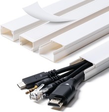 Cord Hider, 58in Cable Hider, Cord Covers for Wires on Wall, Paintable Cable Cov